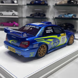 [SJF] 1:18 Subaru 2002 Impreza STI WRC #10 Car Model レジン / Closed Body