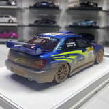[SJF] 1:18 Subaru 2002 Impreza STI WRC #10 Dirty Car Model レジン / Closed Body