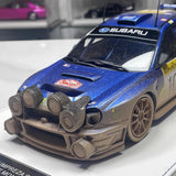 [SJF] 1:18 Subaru 2002 Impreza STI WRC #10 Dirty Car Model レジン / Closed Body