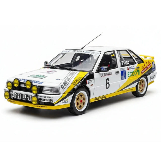 [Solidio] 1:18 Renault 1990 21 Turbo Rally Car #6 Model Car Die-Cast