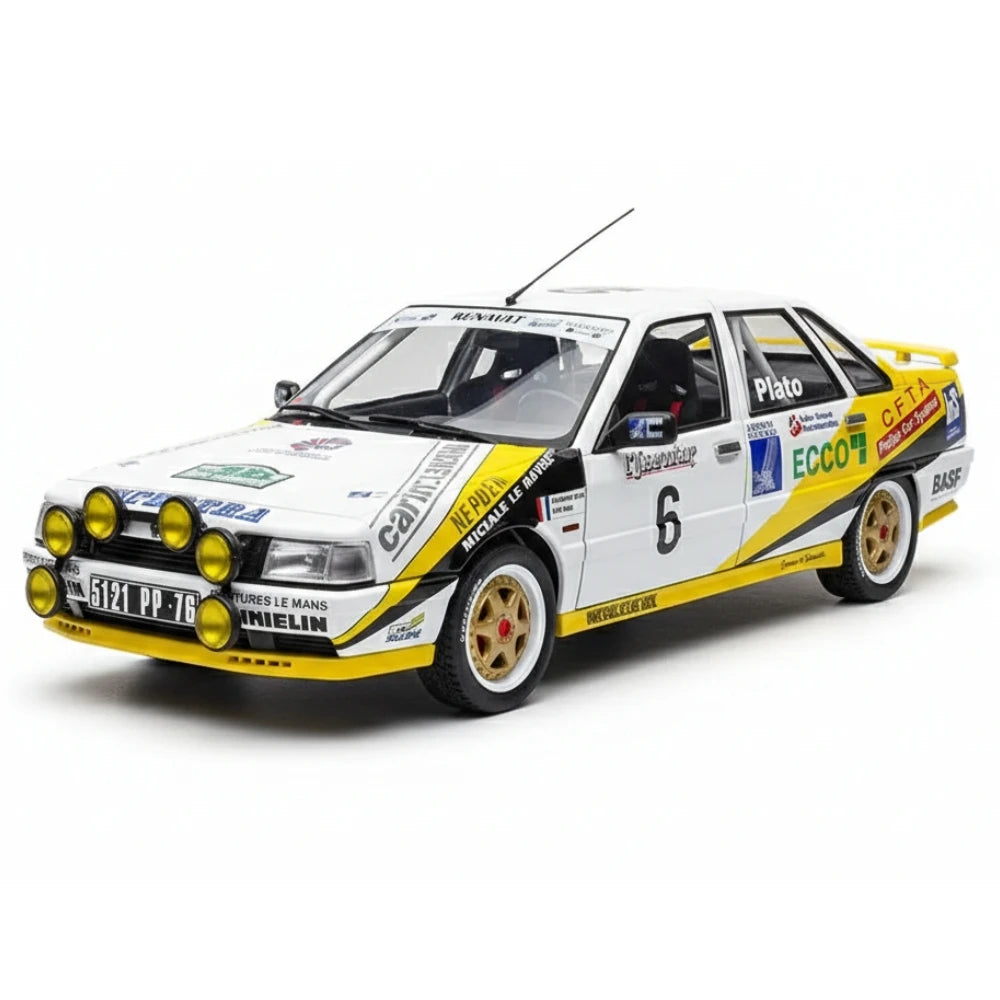 [Solidio] 1:18 Renault 1990 21 Turbo Rally auto #6 modellino di auto Die-Cast