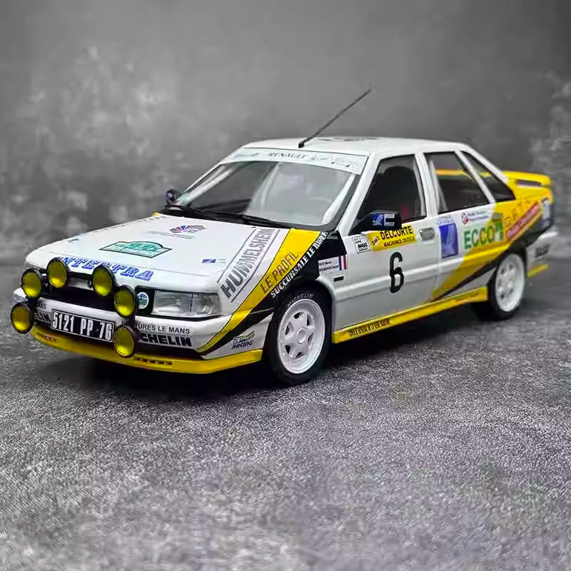 [Solidio] 1:18 Renault 1990 21 Turbo Rally auto #6 modellino di auto Die-Cast