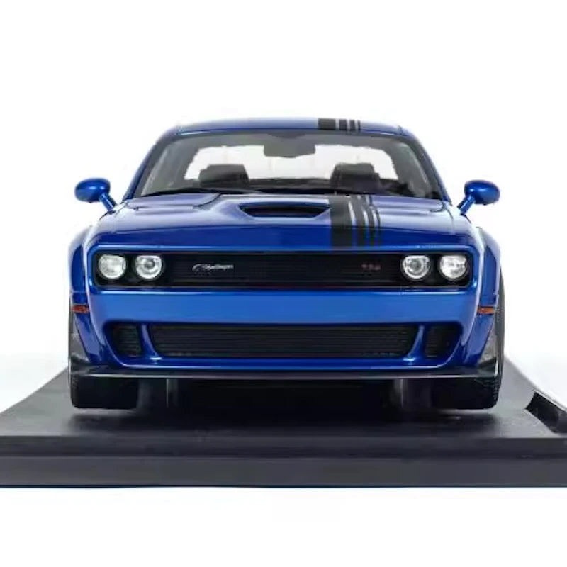 [Solido] 1:18 Dodge 2019 Challenger SRT Hellcat Blue Model Car Die-Cast