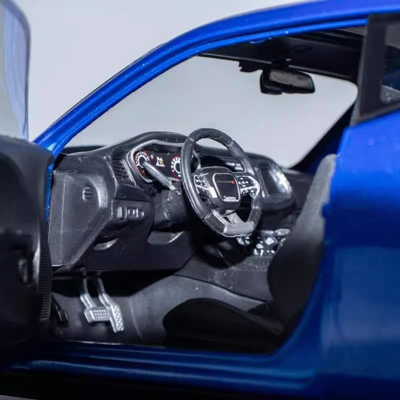 [Solido] 1:18 Dodge 2019 Challenger SRT Hellcat Blue Model Car Die-Cast