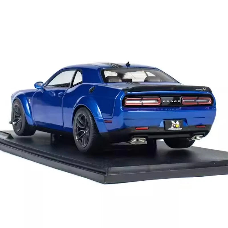 [Solido] 1:18 Dodge 2019 Challenger SRT Hellcat Blue Model Car Die-Cast