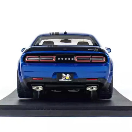 [Solido] 1:18 Dodge 2019 Challenger SRT Hellcat Blue Model Car Die-Cast