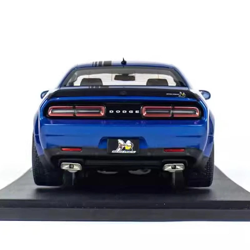 [Solido] 1:18 Dodge 2019 Challenger SRT Hellcat Blue Model Car Die-Cast