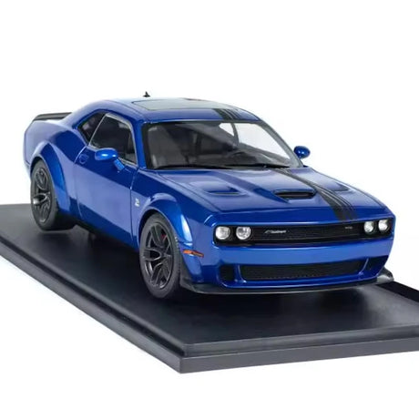 [Solido] 1:18 Dodge 2019 Challenger SRT Hellcat Blue Model Car Die-Cast