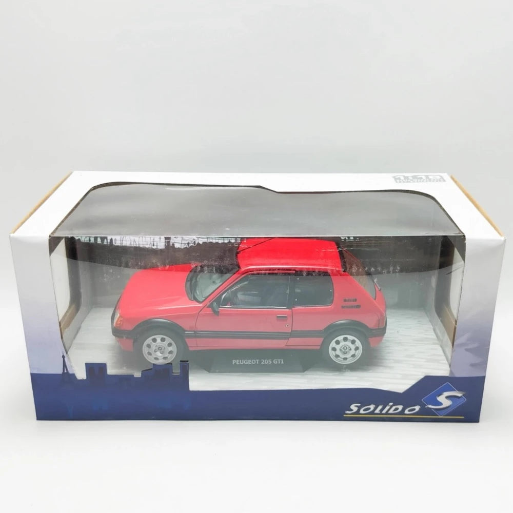 [Solido] 1:18 Peugeot 1984 205 GTI Mk1 Red Model Car Die-Cast