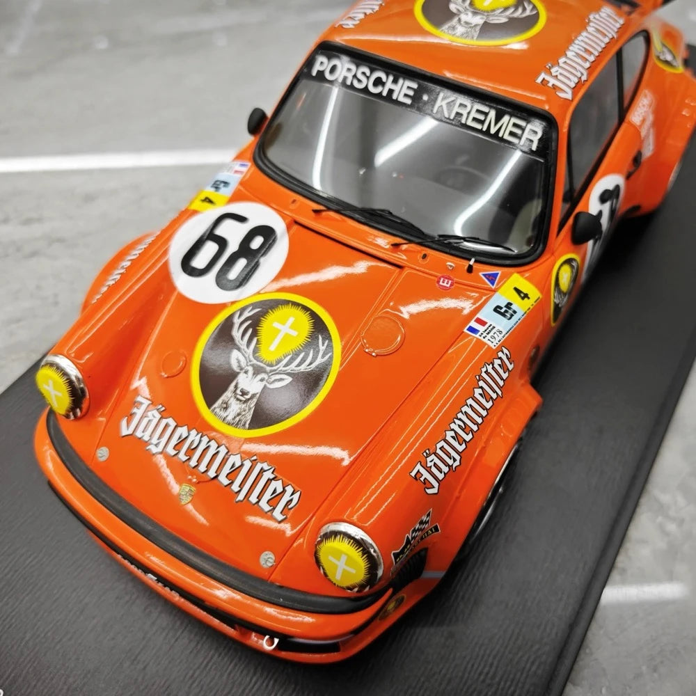[Spark] 1:18 Porsche 1978 934 Le Mans #68 Model Car Resin / Closed Body