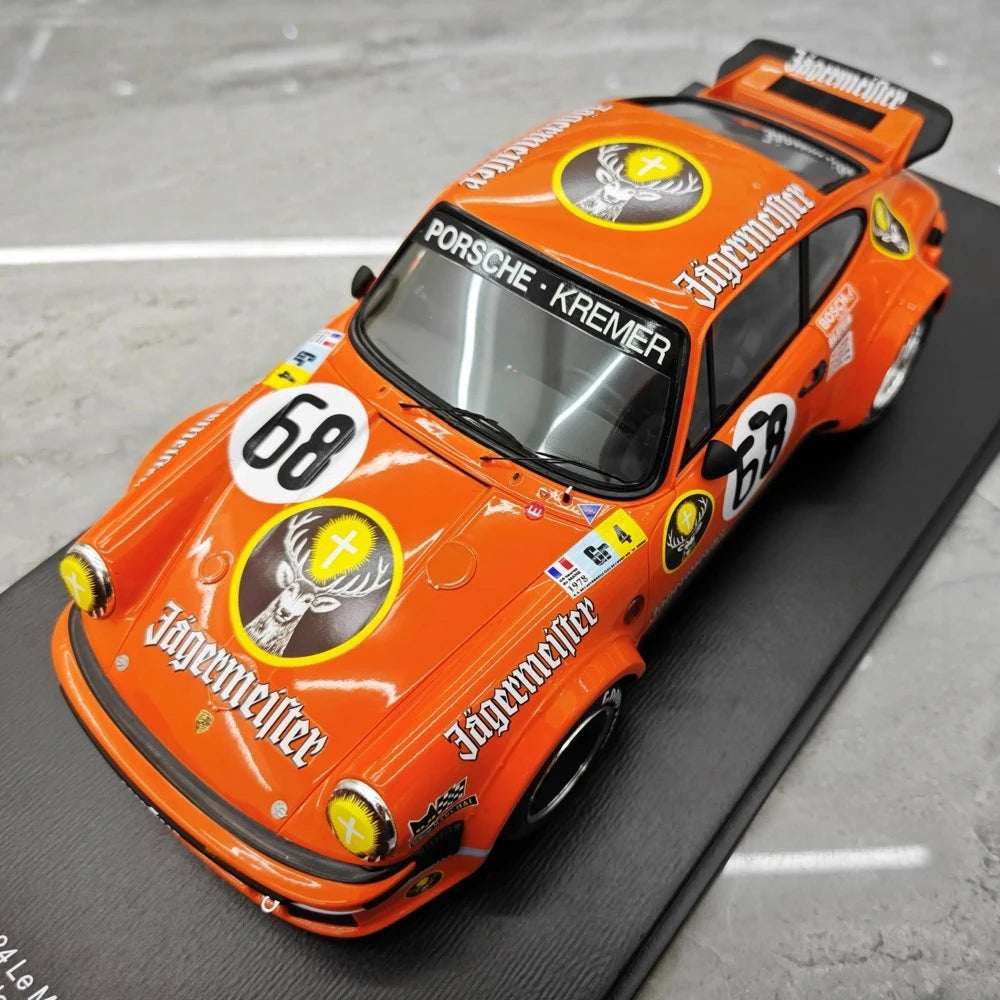 [Spark] 1:18 Porsche 1978 934 Le Mans #68 Model Car Resin / Closed Body