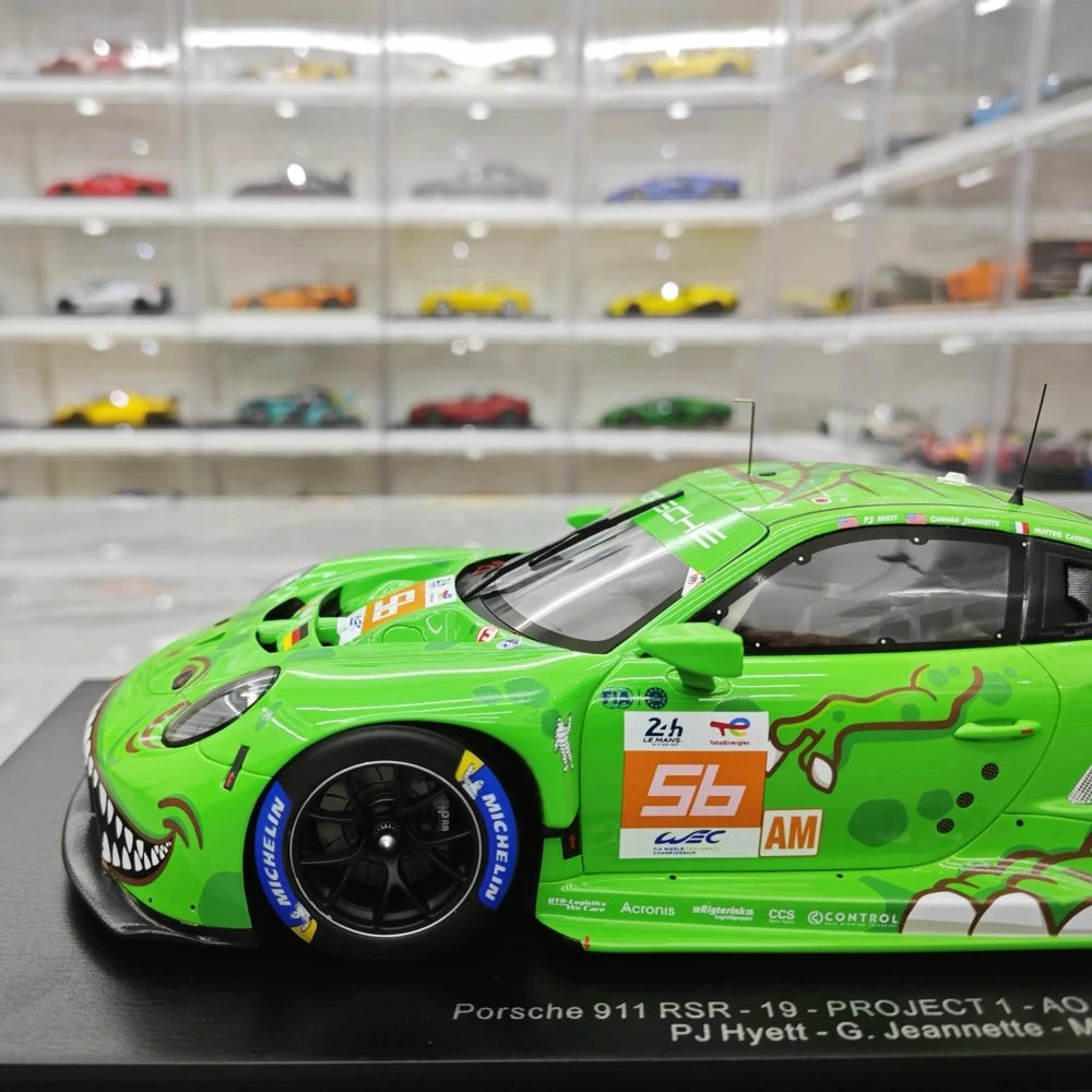 [Spark] 1:18 Porsche 2023 911 RSR-19 Project 1 AO #56 Rexy 24h Le Mans Resin / Closed Body