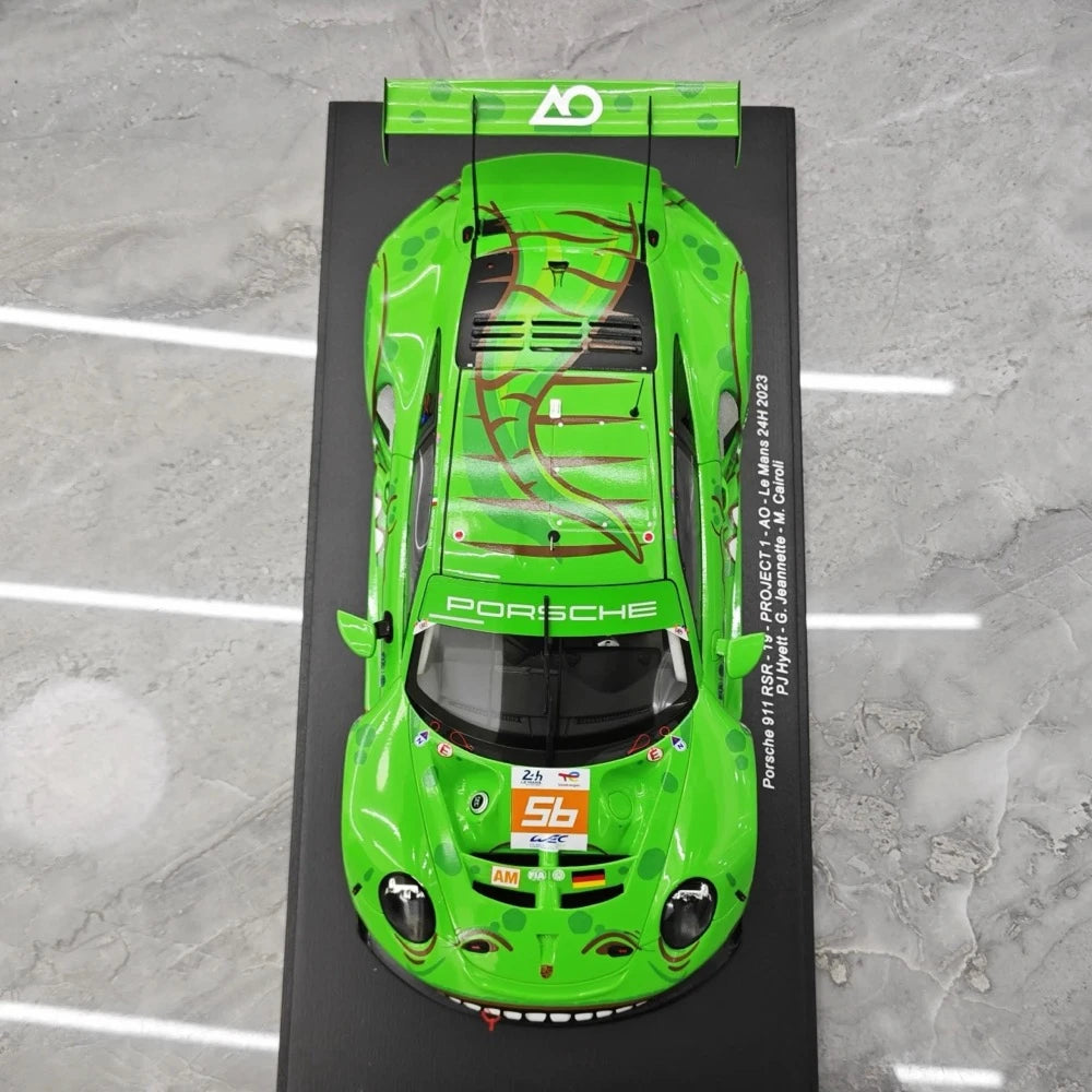 [Spark] 1:18 Porsche 2023 911 RSR-19 Project 1 AO #56 Rexy 24h Le Mans Resin / Closed Body