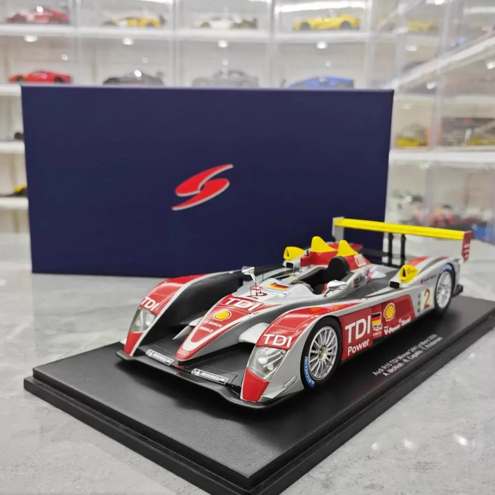 [Spark] 1:18 Audi 2008 R10 TDI Le Mans #2 resina limitato
