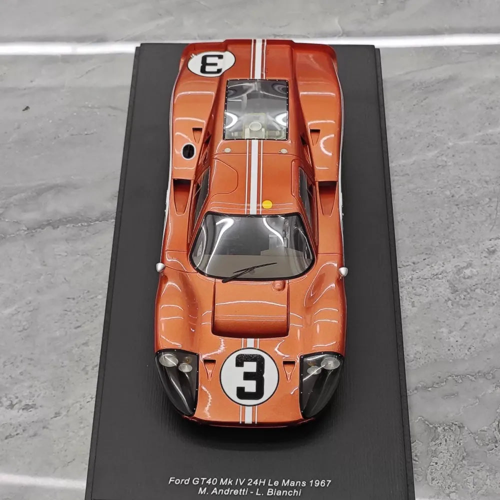 [Spark] 1:18 Ford 1967 GT40 MKIV Le Mans No.3 Model Car Resin