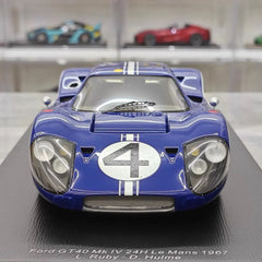 [Spark] 1:18 Ford 1967 GT40 MKIV Le Mans No.4 Model Car Resin