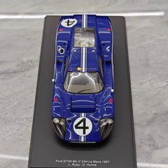 [Spark] 1:18 Ford 1967 GT40 MKIV Le Mans No.4 Model Car Resin