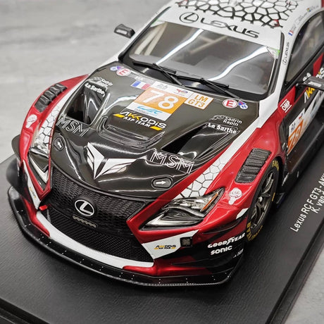 [Spark] 1:18 Lexus 2024 RC F GT3 Le Mans #78 モデルカー レジン