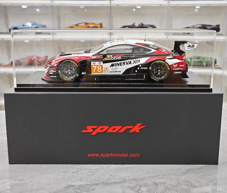 [Spark] 1:18 Lexus 2024 RC F GT3 Le Mans #78 モデルカー レジン