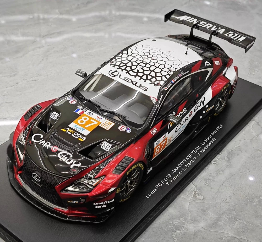 [Spark] 1:18 Lexus 2024 RC F GT3 Le Mans #87 voiture miniature Resin