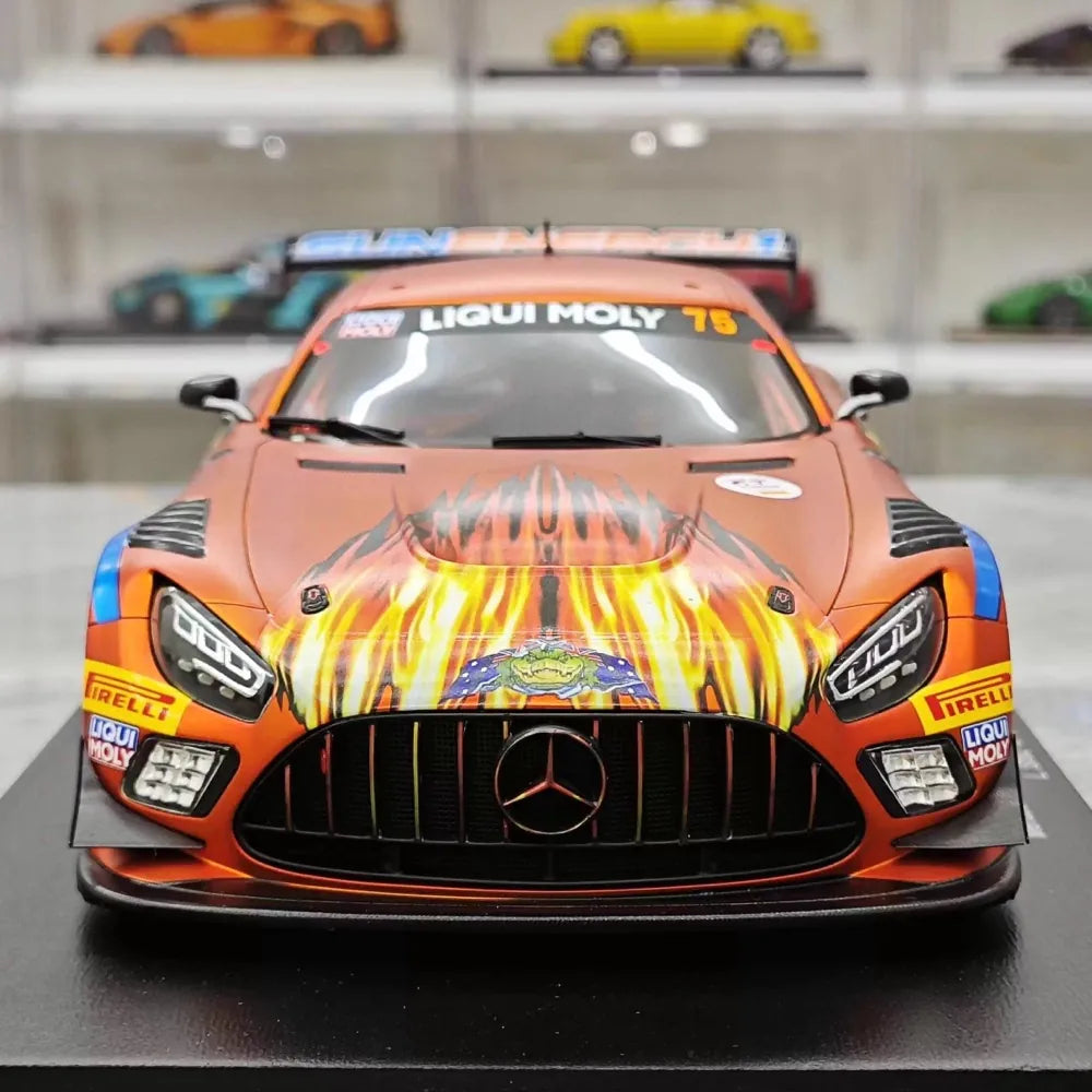 [Spark] 1:18 Mercedes-Benz 2022 AMG GT3 No.75 SunEnergy1 Bathurst Model Car Resin