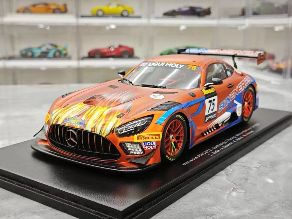 [Spark] 1:18 Mercedes-Benz 2022 AMG GT3 No.75 SunEnergy1 Bathurst Model Car Resin