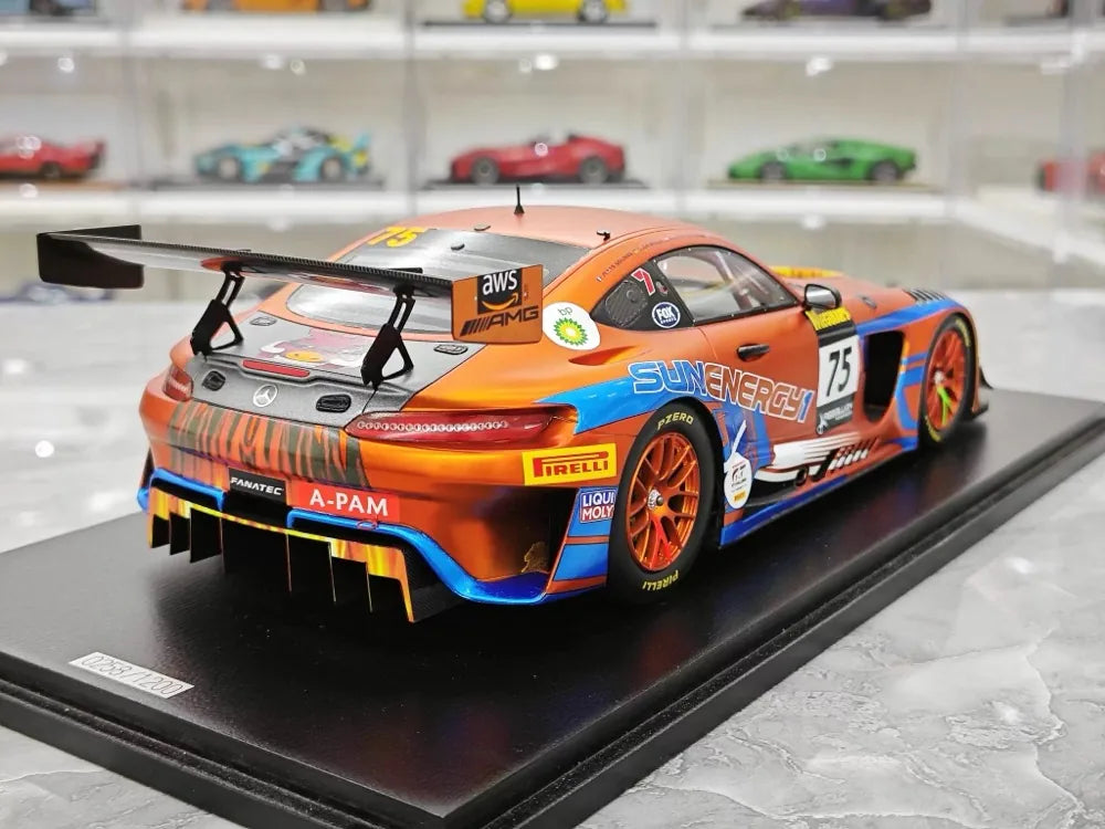 [Spark] 1:18 Mercedes-Benz 2022 AMG GT3 No.75 SunEnergy1 Bathurst Model Car Resin