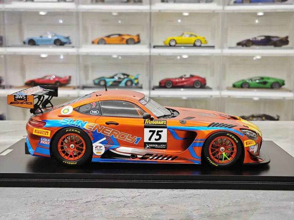 [Spark] 1:18 Mercedes-Benz 2022 AMG GT3 No.75 SunEnergy1 Bathurst Model Car Resin