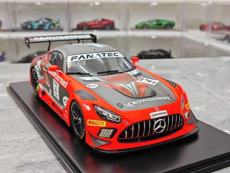 [Spark] 1:18 Mercedes-Benz 2024 AMG GT3 Evo No.4 Crowdstrike Spa modelauto Hars