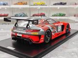 [Spark] 1:18 Mercedes-Benz 2024 AMG GT3 Evo No.4 Crowdstrike Spa Model Car Resin