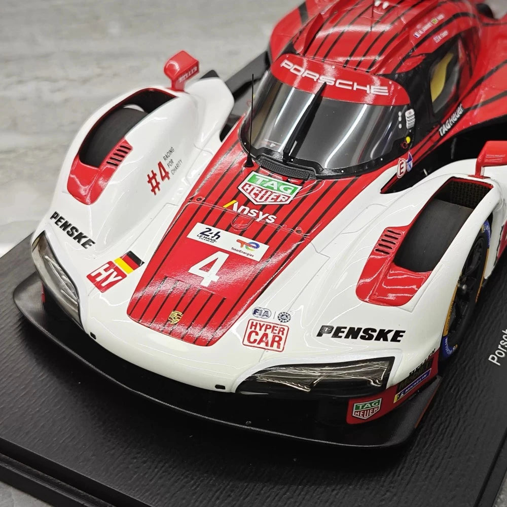 [Spark] 1:18 Porsche 2024 963 Penske #4 Model Car Resin / Closed Body