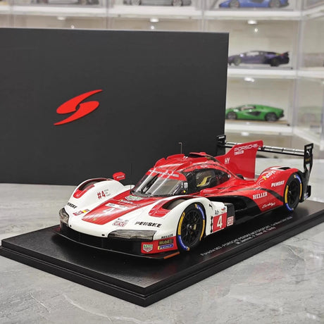 [Spark] 1:18 Porsche 2024 963 Penske #4 Model Car Resin / Closed Body