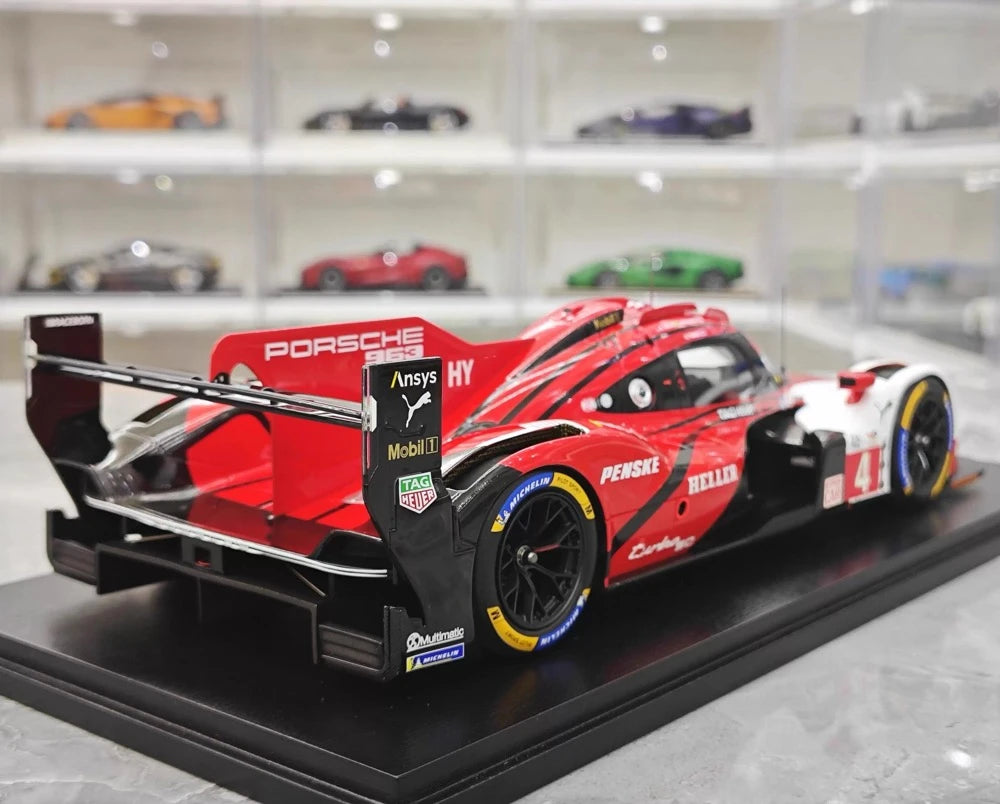 [Spark] 1:18 Porsche 2024 963 Penske #4 Model Car Resin / Closed Body