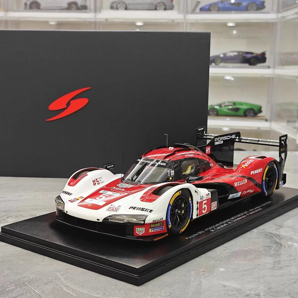 [Spark] 1:18 Porsche 2024 963 Penske #5 Model Car Resin / Closed Body