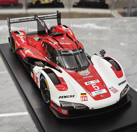 [Spark] 1:18 Porsche 2024 963 Penske #5 Model Car Resin / Closed Body