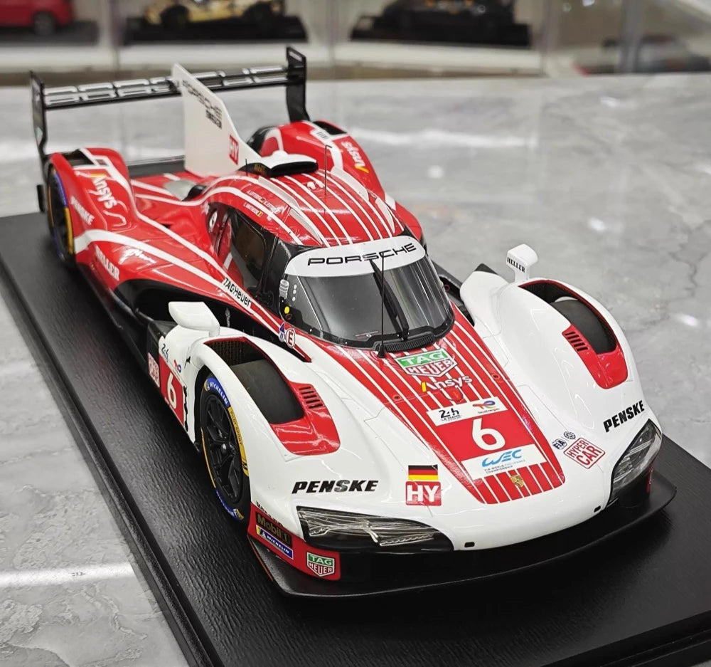 [Spark] 1:18 Porsche 2024 963 Penske #6 Model Car Resin / Closed Body