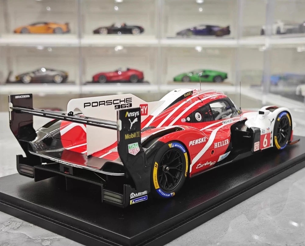 [Spark] 1:18 Porsche 2024 963 Penske #6 Model Car Resin / Closed Body