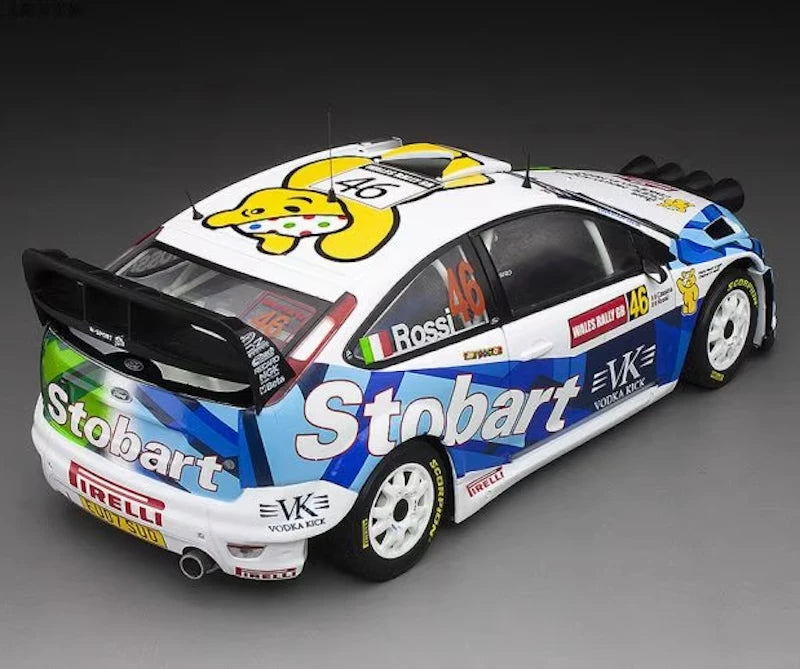 [SunStar] 1:18 Ford 2008 Focus RS WRC Wales Rally #46 modellbil Die-Cast
