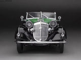[SunStar] 1:18 Audi 1939 Horch 855 Cabriolet nero modellino di auto Die-Cast