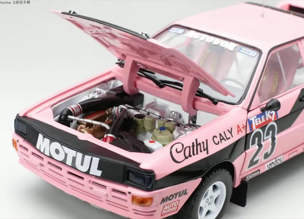 [SunStar] 1:18 Audi 1987 Quattro Rally #23 France Champion Die-Cast