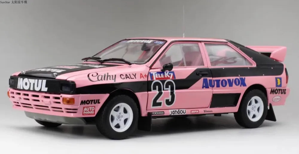 [SunStar] 1:18 Audi 1987 Quattro Rally #23 France Champion Die-Cast