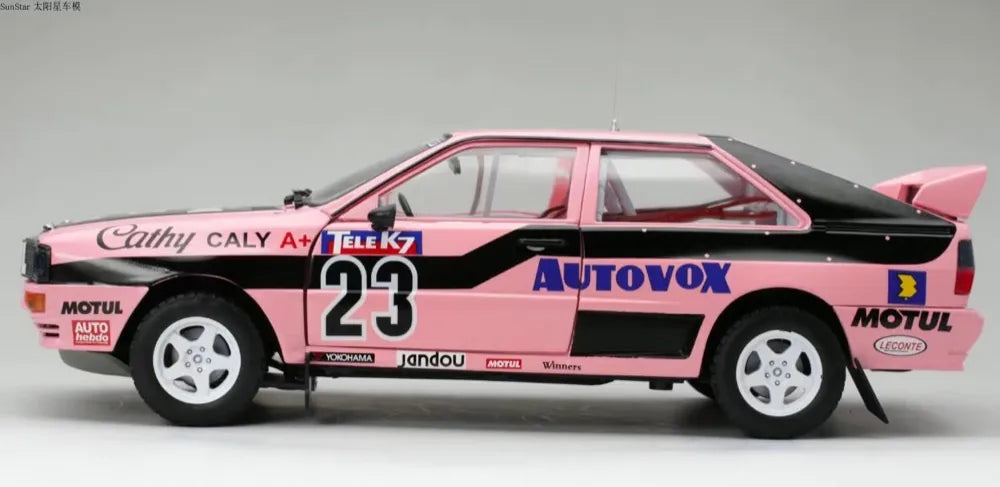 [SunStar] 1:18 Audi 1987 Quattro Rally #23 France Champion Die-Cast
