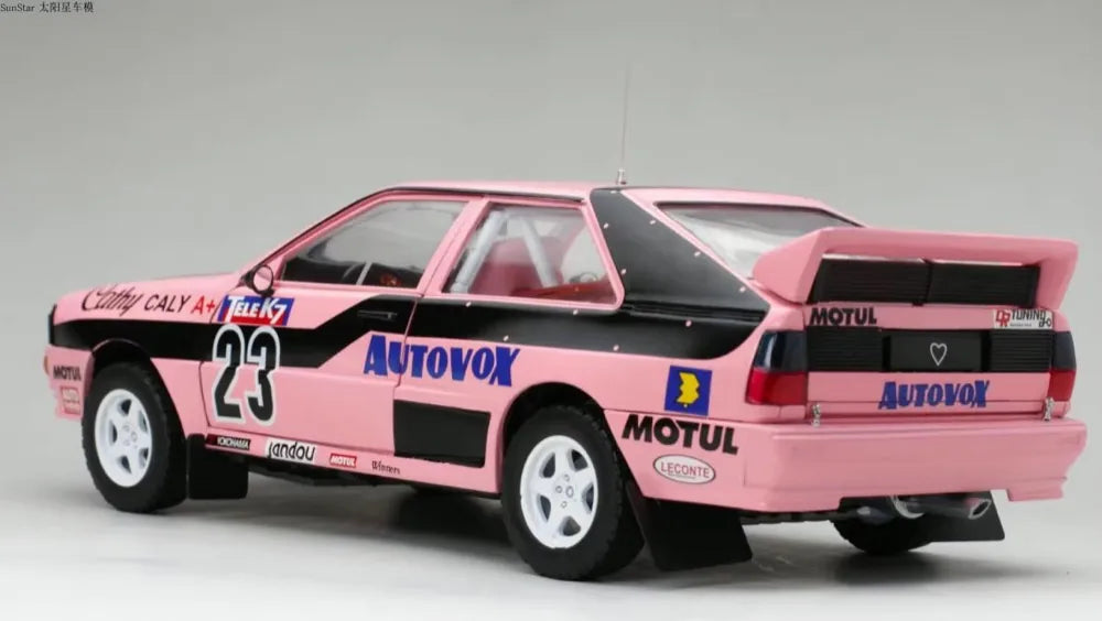 [SunStar] 1:18 Audi 1987 Quattro Rally #23 France Champion Die-Cast