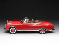 [SunStar] 1:18 Mercedes-Benz 1960 220 SE Cabriolet rouge voiture miniature Die-Cast