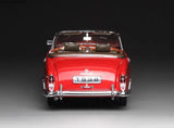 [SunStar] 1:18 Mercedes-Benz 1960 220 SE Cabriolet röd modellbil Die-Cast