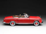 [SunStar] 1:18 Mercedes-Benz 1960 220 SE Cabriolet röd modellbil Die-Cast