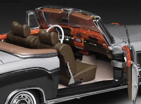 [SunStar] 1:18 Mercedes-Benz 1960 220 SE Cabriolet grijs modelauto Die-Cast