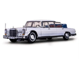 [SunStar] 1:18 Mercedes-Benz 1966 600 Pullman Limousine White Model Car Die-Cast
