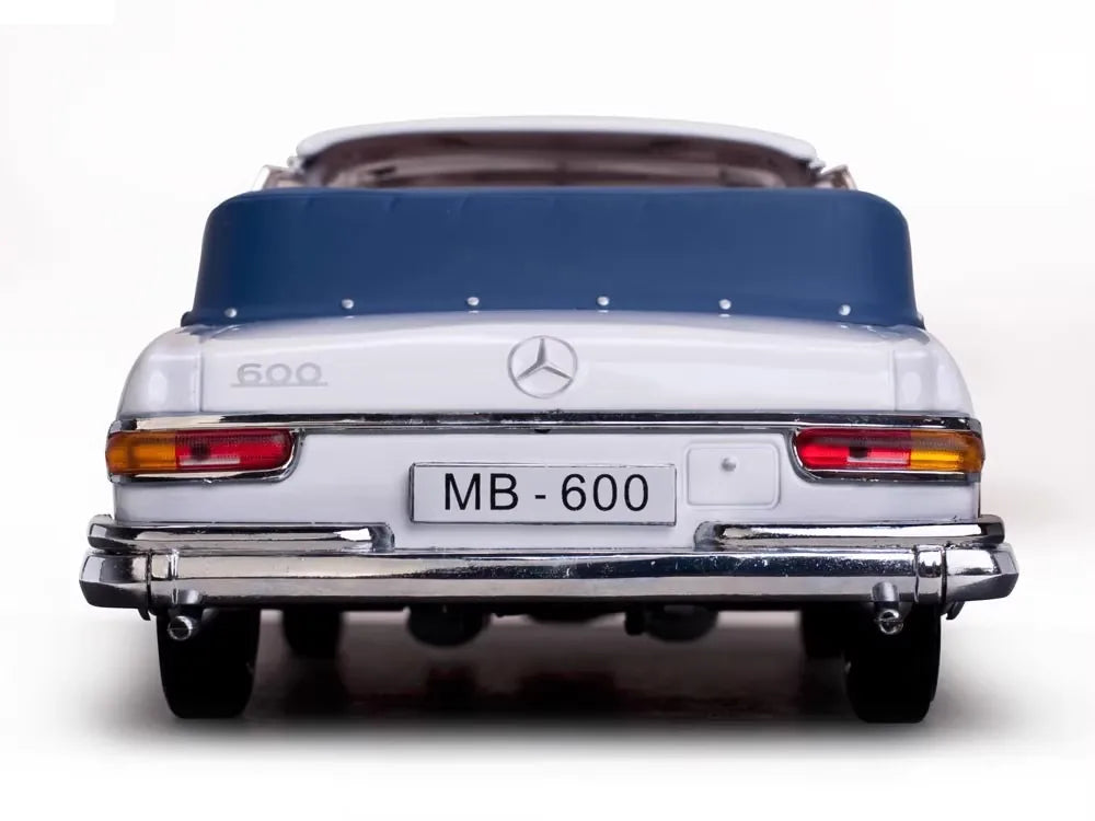 [SunStar] 1:18 Mercedes-Benz 1966 600 Pullman Limousine White Model Car Die-Cast