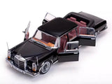 [SunStar] 1:18 Mercedes-Benz 1966 600 Pullman Limousine zwart modelauto Die-Cast